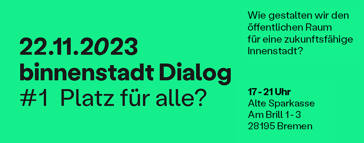 binnenstadt-dialog_header binnenstadt Dialog Nr. 1 am 22.11.